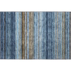 Premium Machine Washable Mayfield AMF979 Navy 1'8" x 2'6" Rug