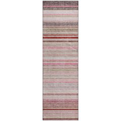 Premium Machine Washable Mayfield AMF979 Pink 2'3" x 7'6" Runner Rug