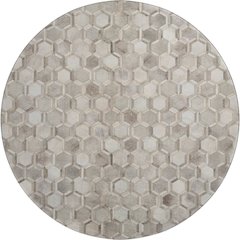 Premium Machine Washable Mayfield  Gray 8' x 8' Round Rug