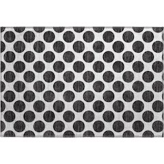 Premium Machine Washable Mayfield AMF980 Black 1'8" x 2'6" Rug