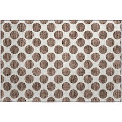 Premium Machine Washable Mayfield AMF980 Brown 1'8" x 2'6" Rug