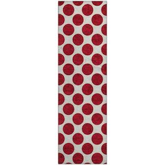 Premium Machine Washable Mayfield AMF980 Red 2'3" x 7'6" Runner Rug