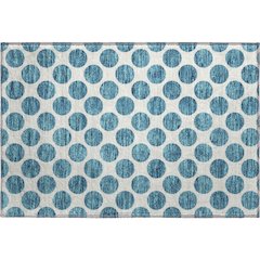 Premium Machine Washable Mayfield AMF980 Teal 1'8" x 2'6" Rug