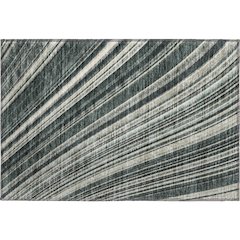 Premium Machine Washable Mayfield AMF981 Black 1'8" x 2'6" Rug