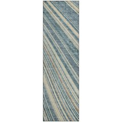 Premium Machine Washable Mayfield AMF981 Sky 2'3" x 7'6" Runner Rug