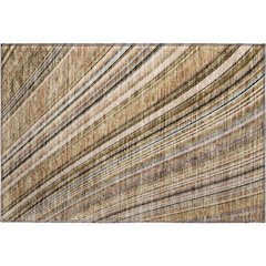 Premium Machine Washable Mayfield AMF981 Taupe 1'8" x 2'6" Rug