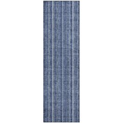 Premium Machine Washable Mayfield AMF982 Denim 2'3" x 7'6" Runner Rug