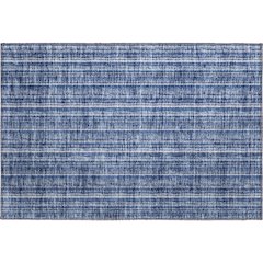 Premium Machine Washable Mayfield AMF982 Denim 1'8" x 2'6" Rug