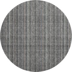 Premium Machine Washable Mayfield AMF982 Gray 8' x 8' Round Rug