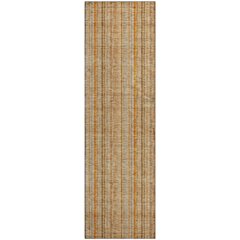 Premium Machine Washable Mayfield AMF982 Peach 2'3" x 7'6" Runner Rug