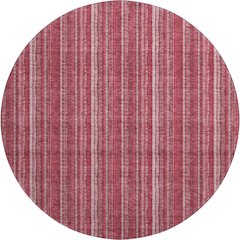 Premium Machine Washable Mayfield AMF982 Pink 8' x 8' Round Rug
