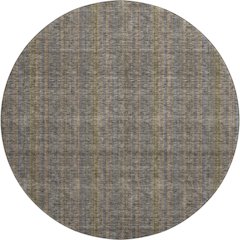 Premium Machine Washable Mayfield AMF982 Taupe 8' x 8' Round Rug