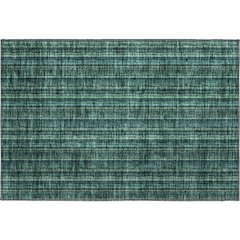 Premium Machine Washable Mayfield AMF982 Teal 1'8" x 2'6" Rug