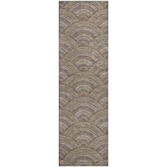 Premium Machine Washable Mayfield AMF984 Brown 2'3" x 7'6" Runner Rug