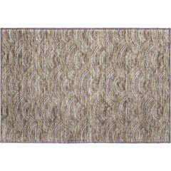 Premium Machine Washable Mayfield AMF984 Brown 1'8" x 2'6" Rug