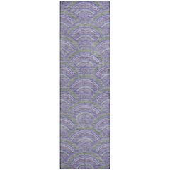 Premium Machine Washable Mayfield AMF984 Lavender 2'3" x 7'6" Runner Rug