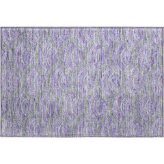 Premium Machine Washable Mayfield AMF984 Lavender 1'8" x 2'6" Rug