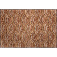 Premium Machine Washable Mayfield AMF984 Paprika 1'8" x 2'6" Rug