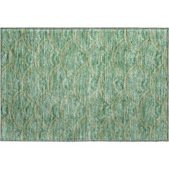 Premium Machine Washable Mayfield AMF984 Sage 1'8" x 2'6" Rug