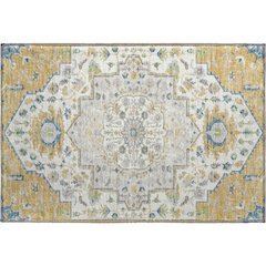 Premium Machine Washable Mayfield AMF985 Gold 1'8" x 2'6" Rug