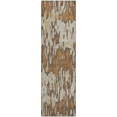 Premium Machine Washable Mayfield AMF986 Copper 2'3" x 7'6" Runner Rug