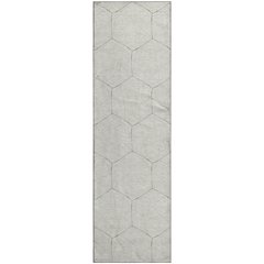 Premium Machine Washable Mayfield AMF987 Ivory 2'3" x 7'6" Runner Rug