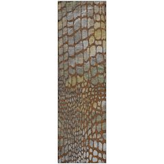 Premium Machine Washable Mayfield AMF988 Paprika 2'3" x 7'6" Runner Rug