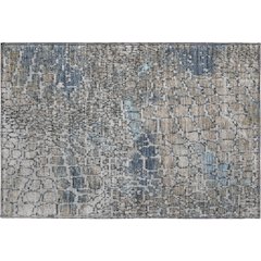 Premium Machine Washable Mayfield AMF988 Silver 1'8" x 2'6" Rug