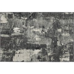 Premium Machine Washable Mayfield AMF989 Black 1'8" x 2'6" Rug