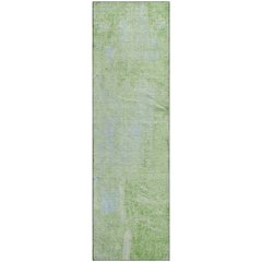Premium Machine Washable Mayfield AMF989 Green 2'3" x 7'6" Runner Rug