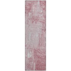 Premium Machine Washable Mayfield AMF989 Pink 2'3" x 7'6" Runner Rug