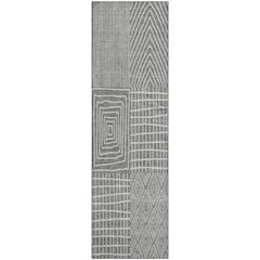 Premium Machine Washable Mayfield AMF990 Gray 2'3" x 7'6" Runner Rug