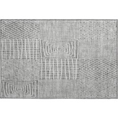 Premium Machine Washable Mayfield AMF990 Gray 1'8" x 2'6" Rug