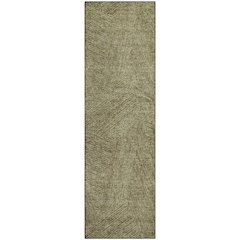 Premium Machine Washable Mayfield AMF991 Green 2'3" x 7'6" Runner Rug