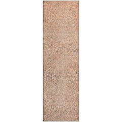Premium Machine Washable Mayfield AMF991 Peach 2'3" x 7'6" Runner Rug