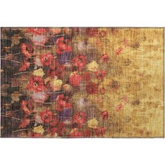 Premium Machine Washable Mayfield AMF992 Gold 1'8" x 2'6" Rug