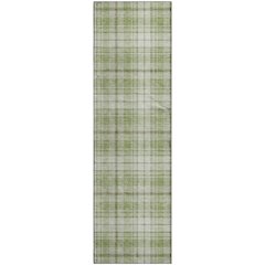 Premium Machine Washable Mayfield AMF993 Aloe 2'3" x 7'6" Runner Rug
