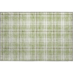 Premium Machine Washable Mayfield AMF993 Aloe 1'8" x 2'6" Rug