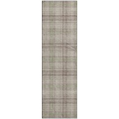 Premium Machine Washable Mayfield AMF993 Beige 2'3" x 7'6" Runner Rug