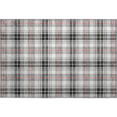 Premium Machine Washable Mayfield AMF993 Black 1'8" x 2'6" Rug