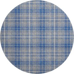 Premium Machine Washable Mayfield AMF993 Gray 8' x 8' Round Rug