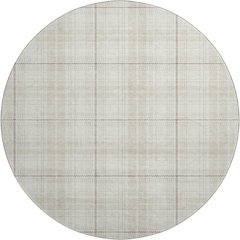 Premium Machine Washable Mayfield AMF993 Ivory 8' x 8' Round Rug