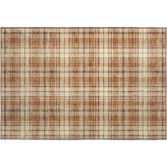 Premium Machine Washable Mayfield AMF993 Paprika 1'8" x 2'6" Rug