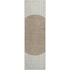 Premium Machine Washable Mayfield AMF994 Ivory 2'3" x 7'6" Runner Rug