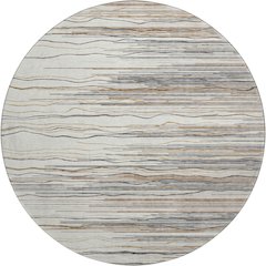 Premium Machine Washable Mayfield AMF996 Ivory 8' x 8' Round Rug