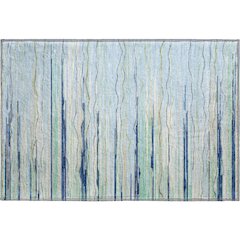 Premium Machine Washable Mayfield AMF996 Sky 1'8" x 2'6" Rug