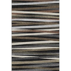 Premium Machine Washable Mayfield AMF997 Black 2'6" x 3'10" Rug