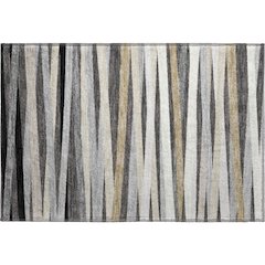 Premium Machine Washable Mayfield AMF997 Gray 1'8" x 2'6" Rug