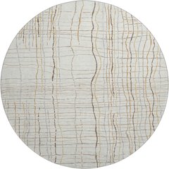 Premium Machine Washable Mayfield AMF998 Ivory 8' x 8' Round Rug