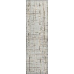 Premium Machine Washable Mayfield AMF998 Ivory 2'3" x 7'6" Runner Rug